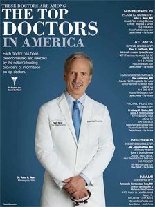 Dr. Ness's Front Cover Feature for the Top Doctors in America